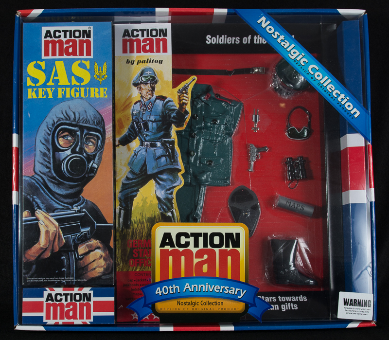 Action Man - Boxed 40th Collection SAS Key Figure & German Staff Officer Set